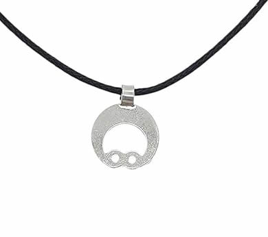 Pure Silver Chand Nazar Charm Pendant with Cotton Thread – Traditional Evil-Eye Protection for Newborn Babies & Kids